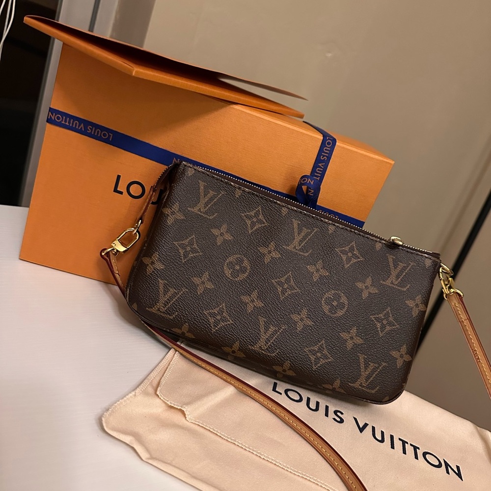 Louis Vuitton Brown Monogram Crossbody Bag